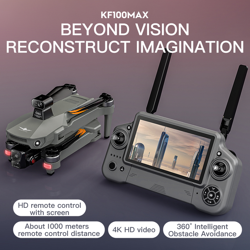Dron GPS KF100 MAX Kamera 4K 3 – Jjrc Drone X12 recenzja i cena